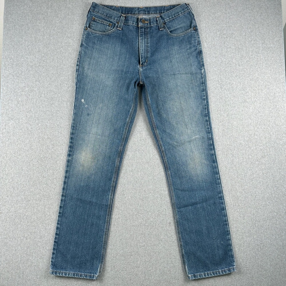 Vintage Carhartt Jeans Mens 36x34 Blue Traditional Fit Denim Straight Leg
